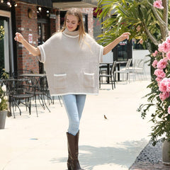 Solid Color Sweater W/ Pockets