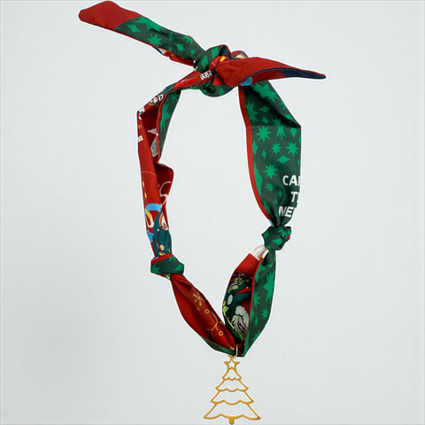 Christmas Pendant Scarf Necklaces