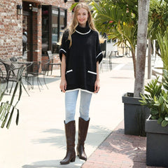 Solid Color Sweater W/ Pockets