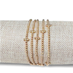 Beaded Cross Stretch Bracelets