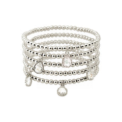 Crystal Charm Stretch Bracelet