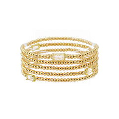 Beaded stackable bracelets