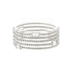 Beaded stackable bracelets