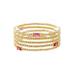 Beaded stackable bracelets