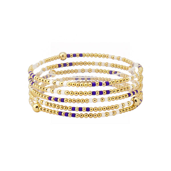 Gameday Beaded Stack Bracelets