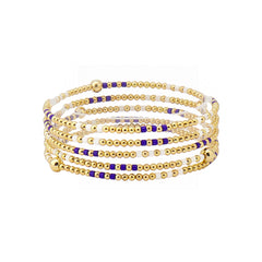 Gameday Beaded Stack Bracelets