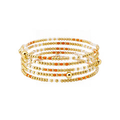 Gameday Beaded Stack Bracelets