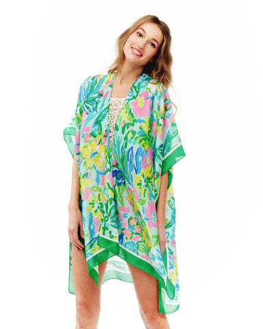 Printed Kimono - Green