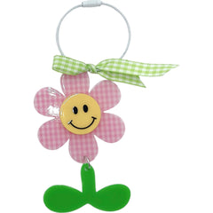 Plaid Sunflower Keychains