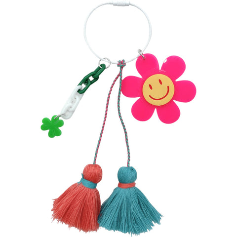 Flower Tassel Keychains