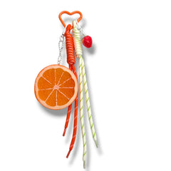 Fruit Braided Rope Bag Charm