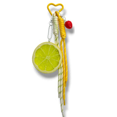 Fruit Braided Rope Bag Charm