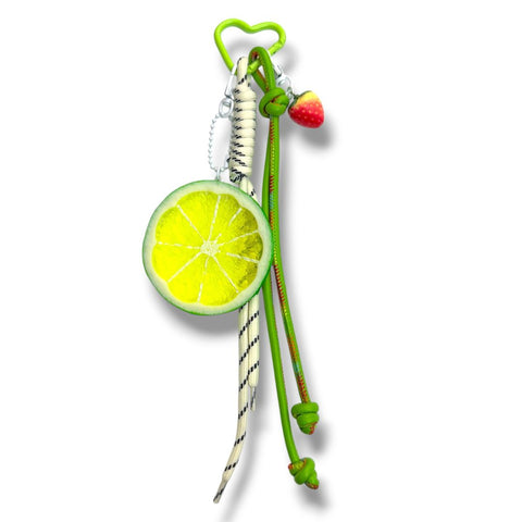 Fruit Braided Rope Bag Charm