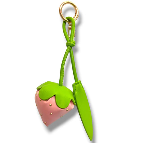 Puffy Strawberry Bag Charm