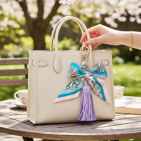 Bow Tassel Bag Charm