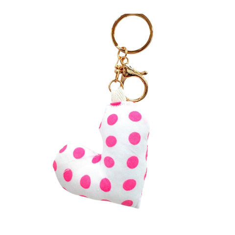 Puffy Heart Bag Charms