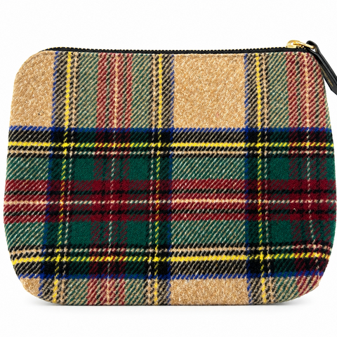 Holiday Plaid Cosmetic Bag