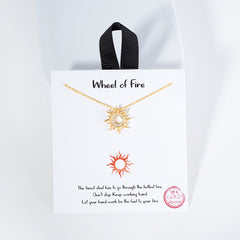 Wheel of fire Necklace