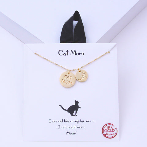 Cat Mom Necklace