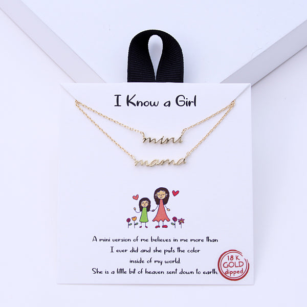 I know a Girl Necklace