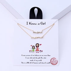 I know a Girl Necklace