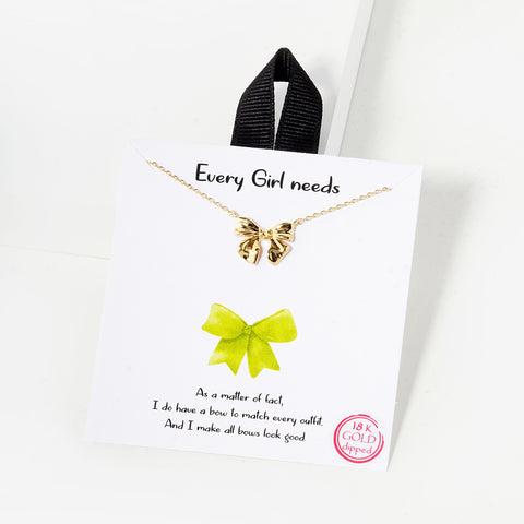 Every Girl Needs Necklace