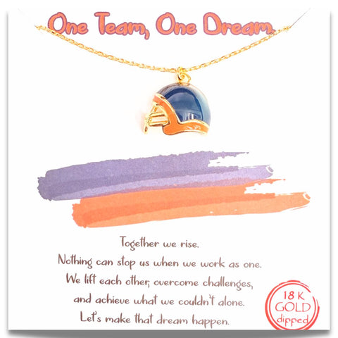 Helmet Gameday Necklace