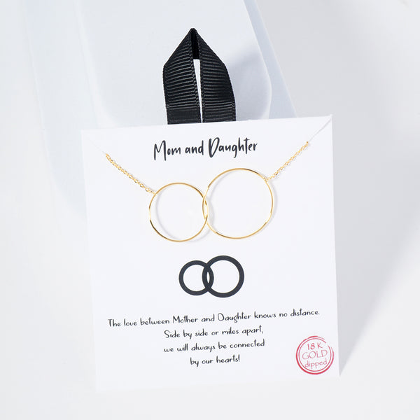 Mom and Daughter Necklace