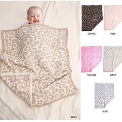 Leopard Print Throw Kids Blanket