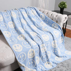 Happy Face Solid Blankets