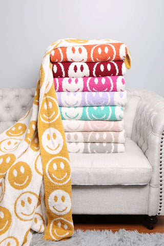 Happy Face Blankets