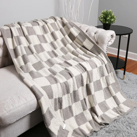 Checkered Print Blankets