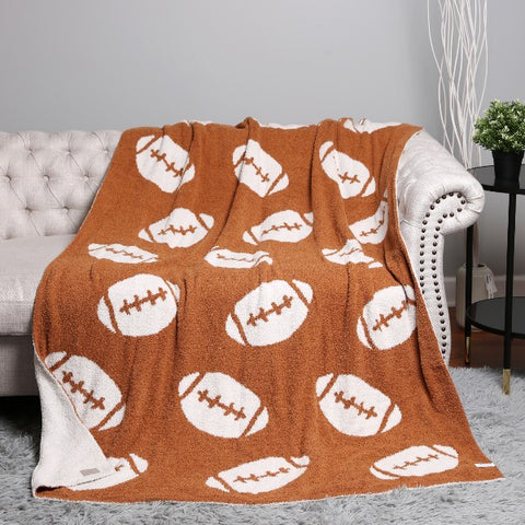 Football Print Blankets