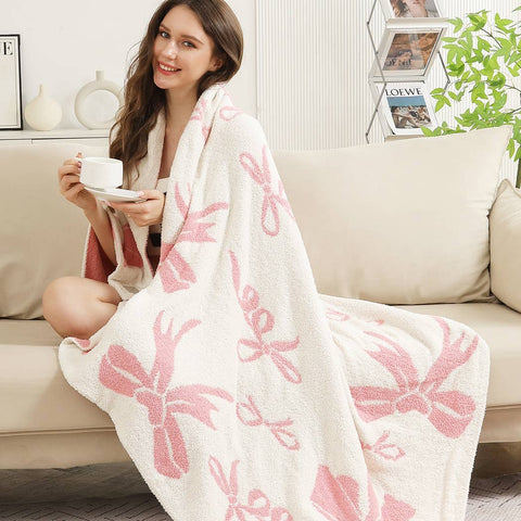 Bow Throw Blanket