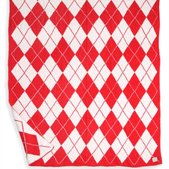 Argyle Pattern Soft Throw Blanket