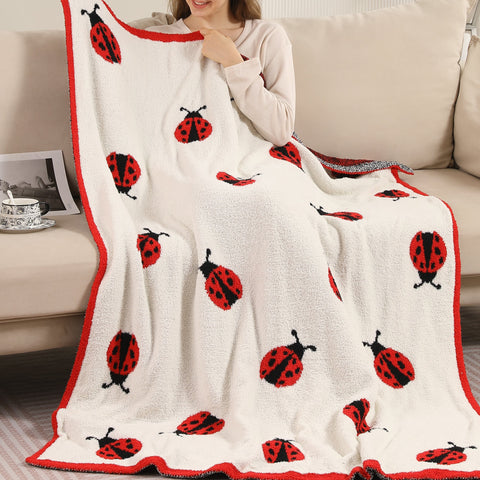 LadyBug Throw Blanket