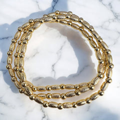Beaded stackable bracelets