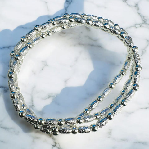 Beaded stackable bracelets