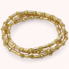 Beaded stackable bracelets