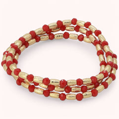 Beaded stackable bracelets