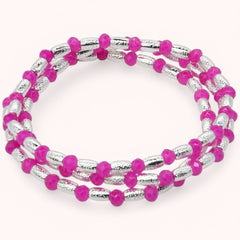 Beaded stackable bracelets