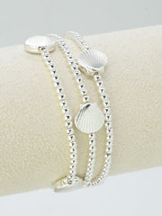 Beaded Shell Stretch Bracelets