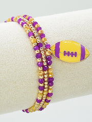 Football Stretch Bracelets