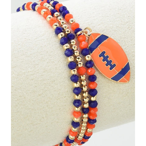 Football Stretch Bracelets