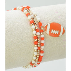 Football Stretch Bracelets