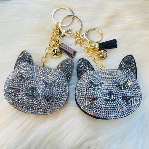 Cat Face Keychains