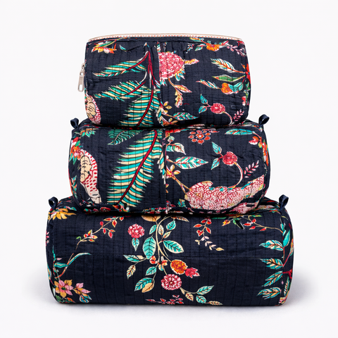 Black Patchwork Quilted Bags