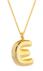 Small Bubble Initial Necklace