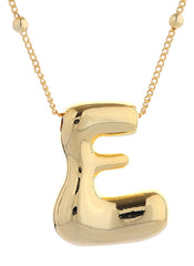 Big Bubble Initial Necklace