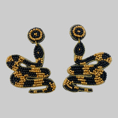 Snake Beaded Earrings